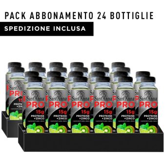Sant'Anna PRO Frutti Verdi + menta Pack Abbonamento 24 bottiglie 