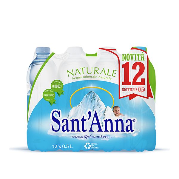 Acqua Sant'Anna Naturale 0,5L x12 