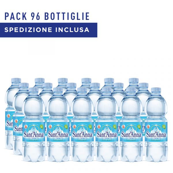 Acqua Sant'Anna 0,5L Pack 96 bottiglie Naturale