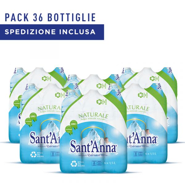 Pack Acqua Sant'Anna Naturale 1,5L

