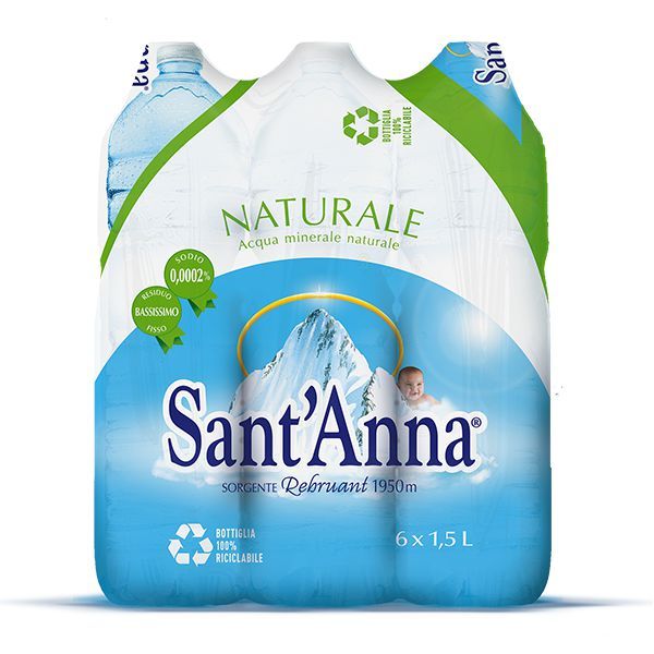 Acqua Sant'Anna 1,5 L confezione x6 naturale